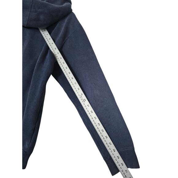 Obey Navy & Cream Hoodie With Red Logo Print Size Small - Picture 4 of 10